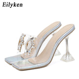 Crystal Sun Flowers High Heels