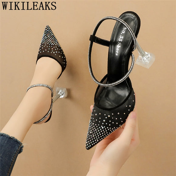 Rhinestone High Heels