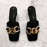 Dant-Or Velvet Sandals