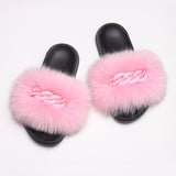 Fluffy Flip Flops Sandals