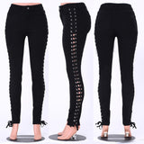 Side Lace Up Jeans