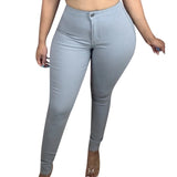 High Waist Stretch Jeans