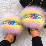 Fluffy Flip Flops Sandals
