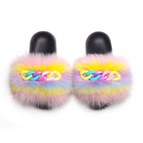 Fluffy Flip Flops Sandals