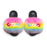 Fluffy Flip Flops Sandals