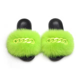 Fluffy Flip Flops Sandals